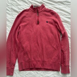 Polo by Ralph Lauren Men’s Performance Red Quarter Zip Pullover